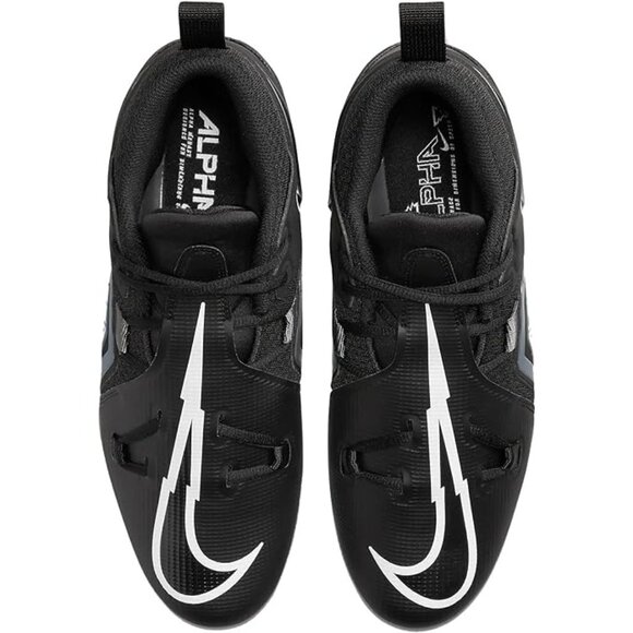 Nike Mens Nike Alpha Menace Pro 3 Black Football Shoes CT6649-010 Size 10.5 - Picture 5 of 7